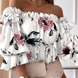 Sexy Women's Long Sleeve Shirt