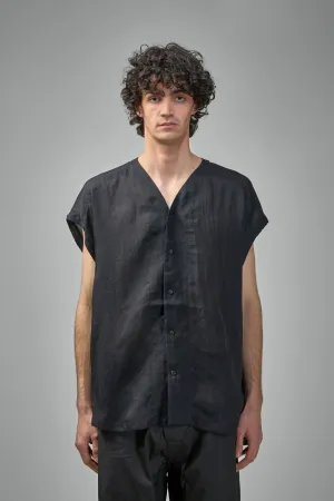 SHIRT#104 Sleeveless V-Neck Shirt Fine Cavalry Twill
