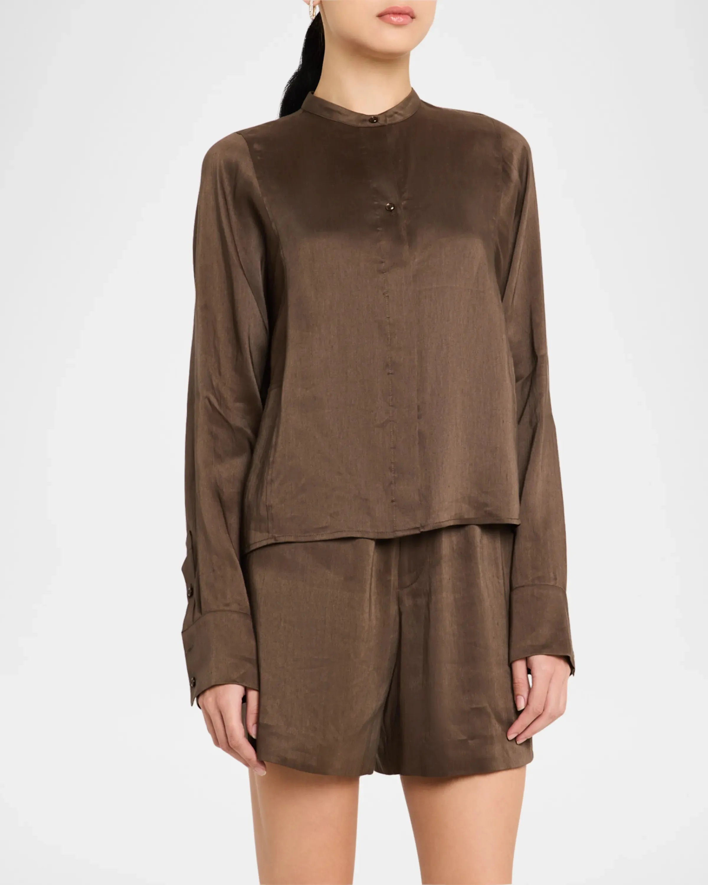 Siara Blouse Deep Taupe