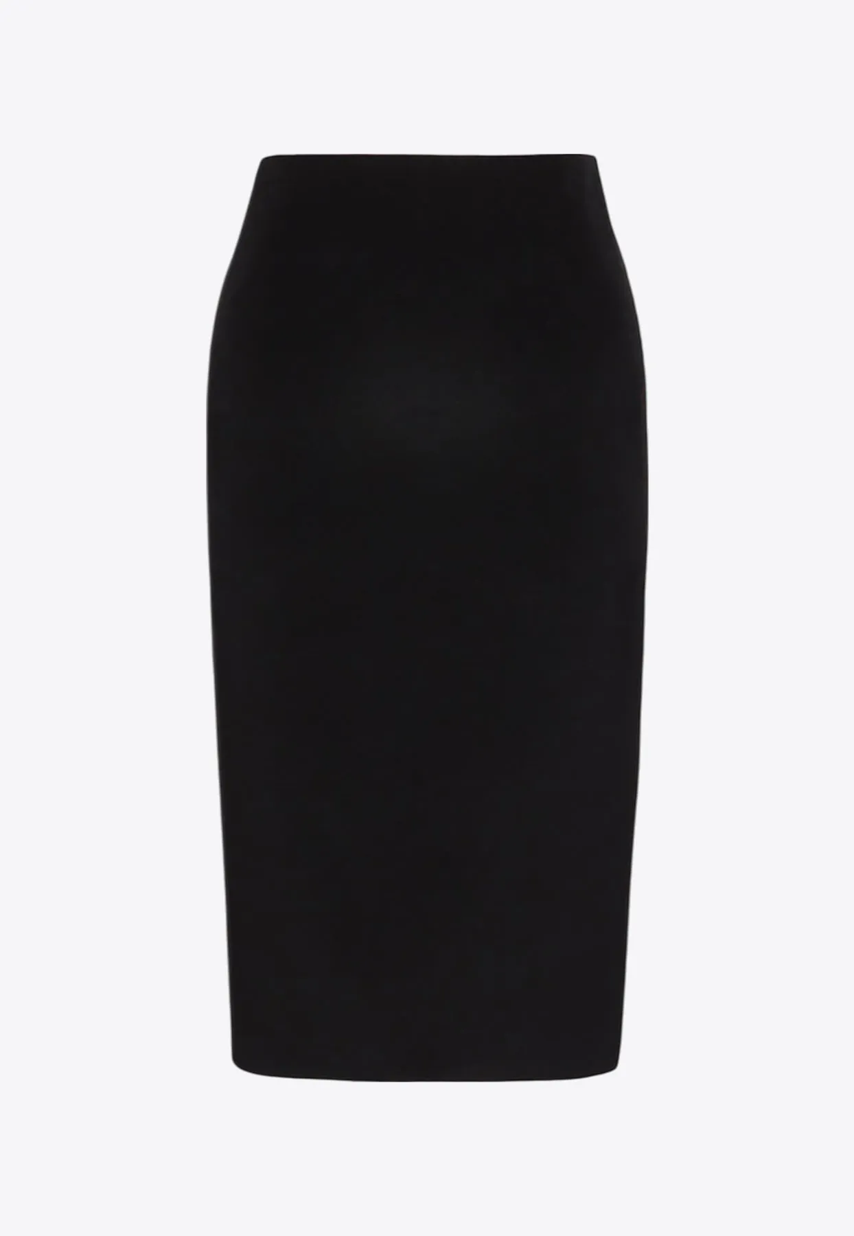 Silk and Wool Midi skirt