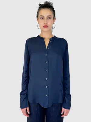 Silk Button-Up Top - Size 6