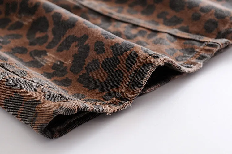 Skye Leopard Print Skirt