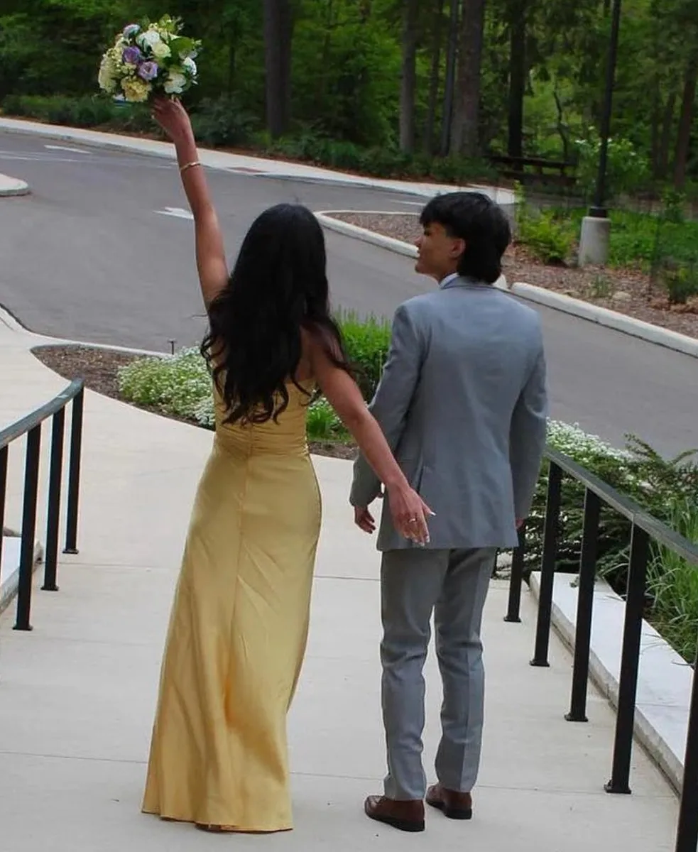 Strapless Sheath Long Prom Dresses