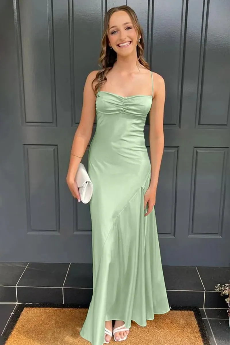 Sweetheart Long Sheath Prom Dresses with Split