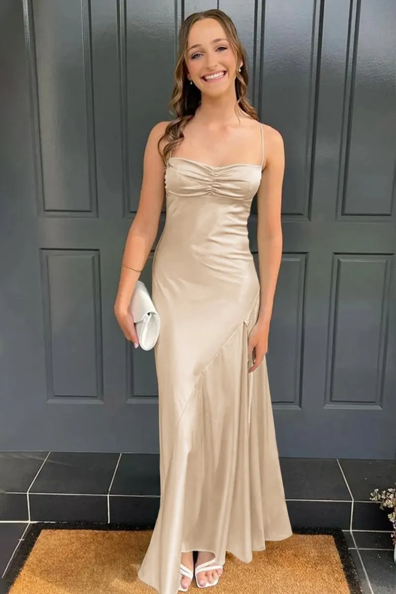 Sweetheart Long Sheath Prom Dresses with Split