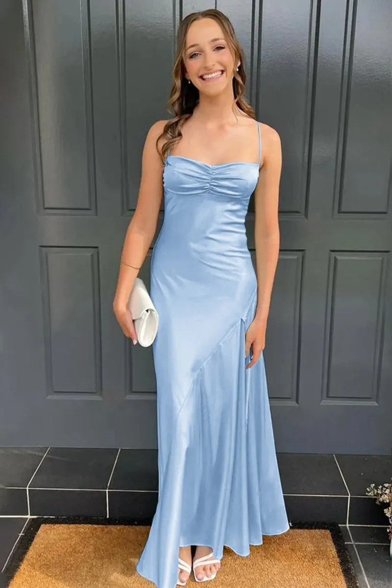 Sweetheart Long Sheath Prom Dresses with Split
