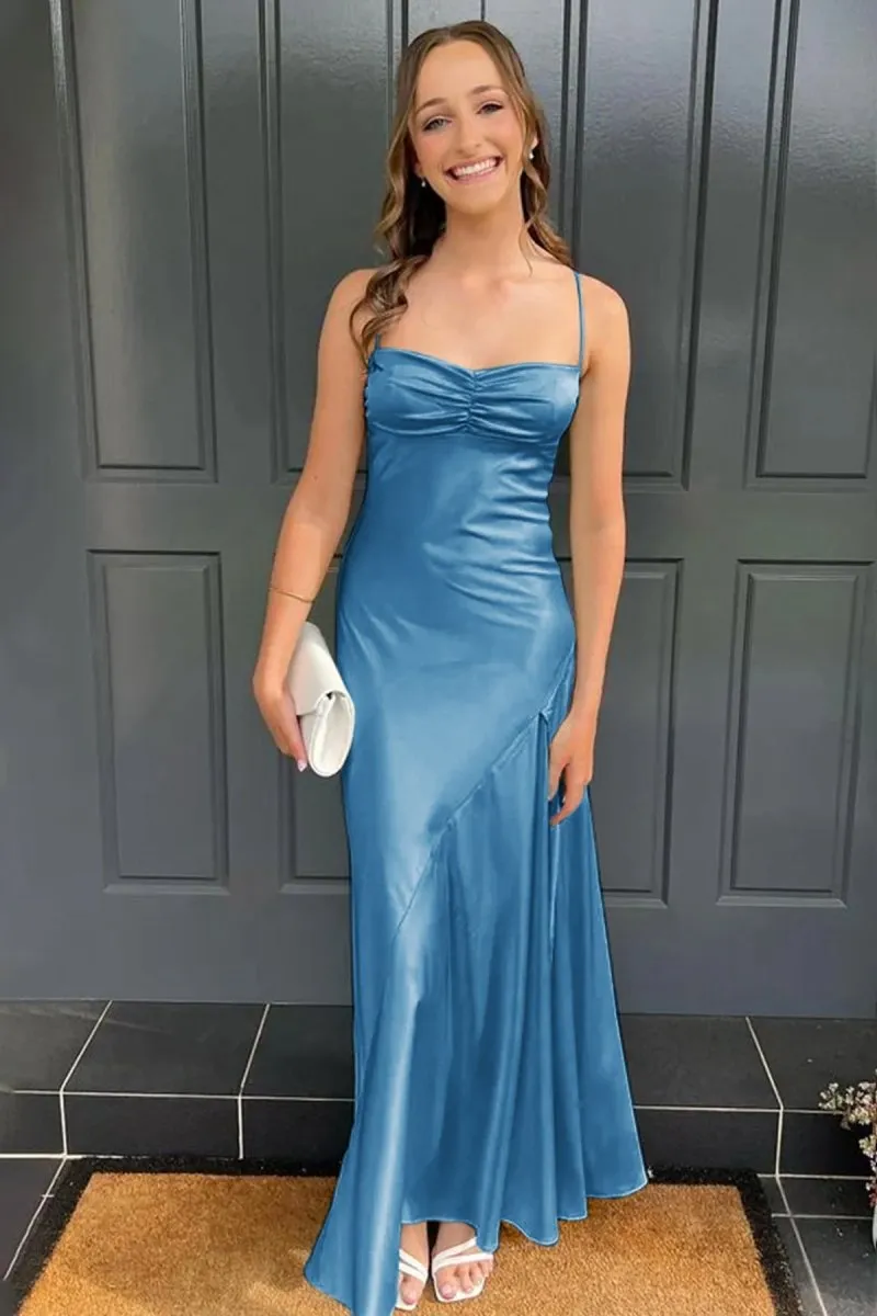 Sweetheart Long Sheath Prom Dresses with Split