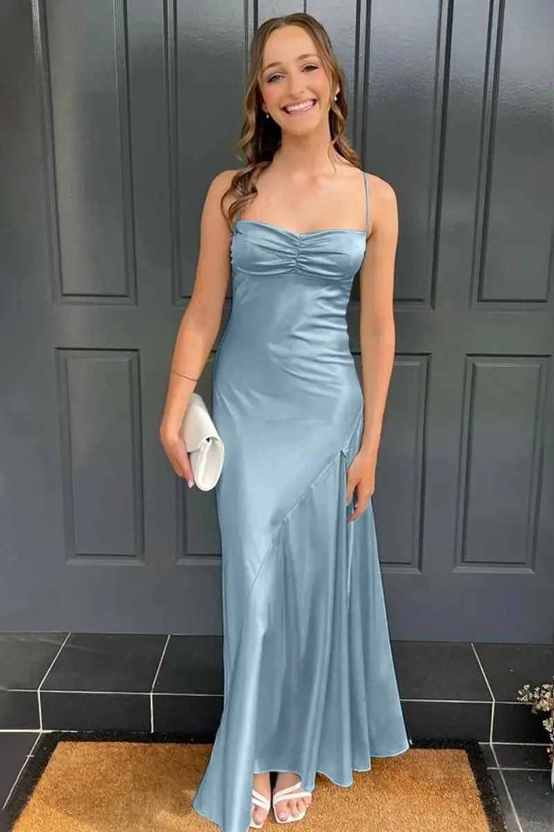 Sweetheart Long Sheath Prom Dresses with Split