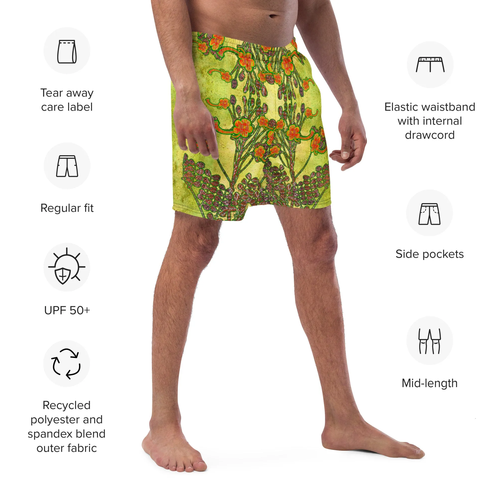 Swim Trunks (Virilis)(WindSong Flower) RJSTH@Fabric#2 RJSTHS2023 RJS