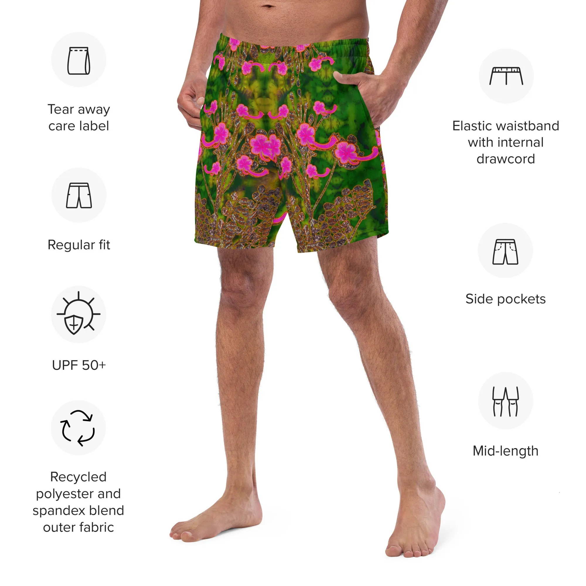 Swim Trunks (Virilis)(WindSong Flower) RJSTH@Fabric#7 RJSTHS2023 RJS