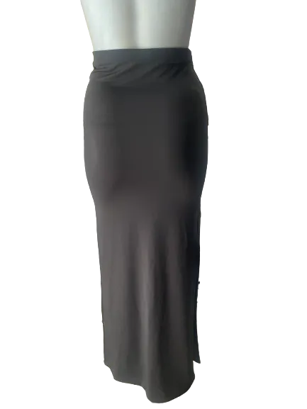 SWS Contour Black Stretch Pencil Skirt