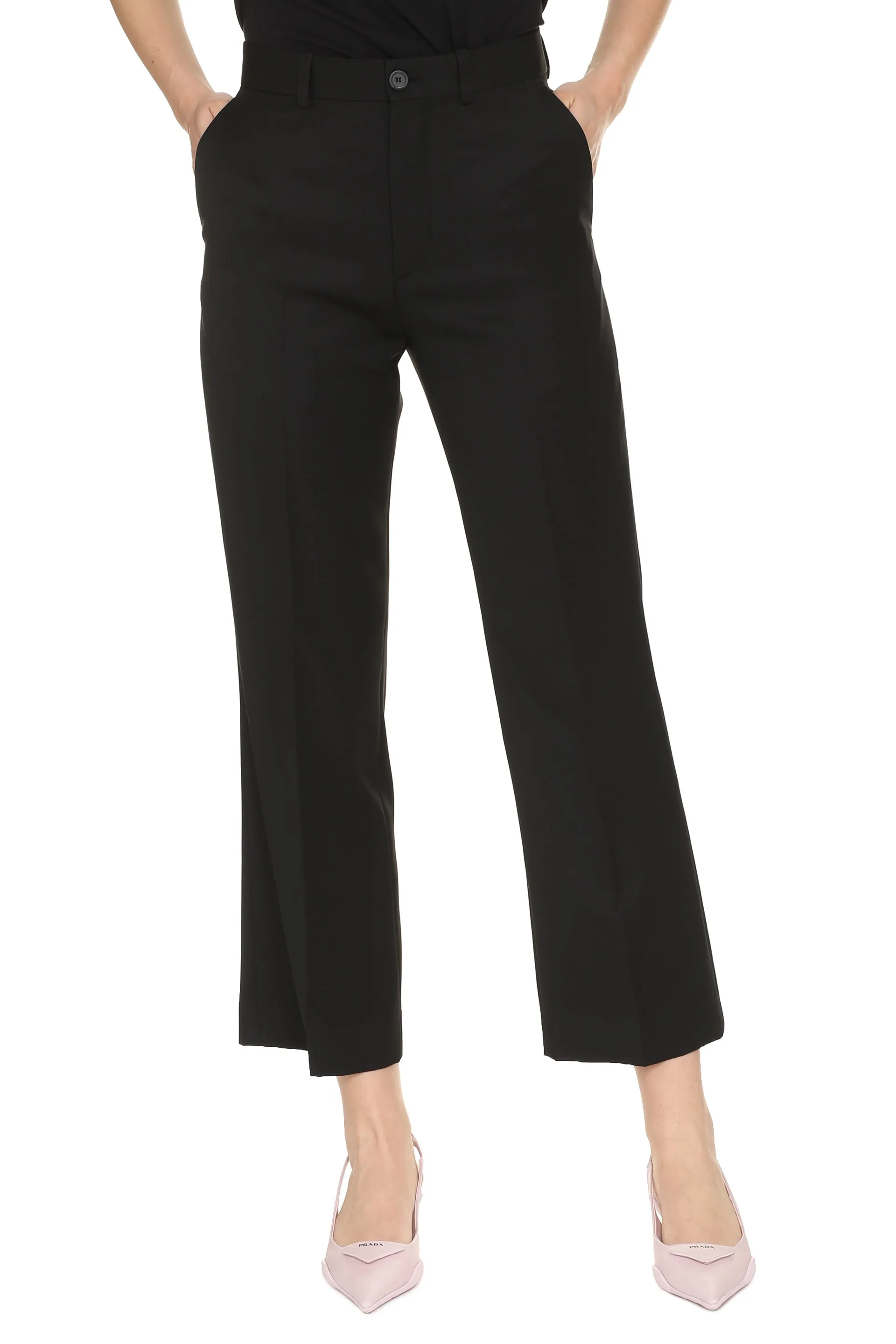 Tailored wool trousers