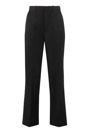 Tailored wool trousers