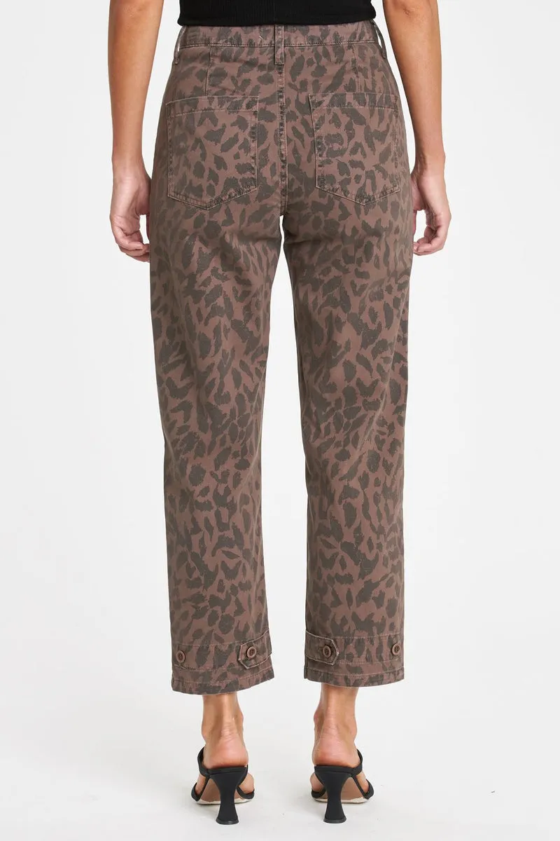 Tammy Trousers Jagged Leopard