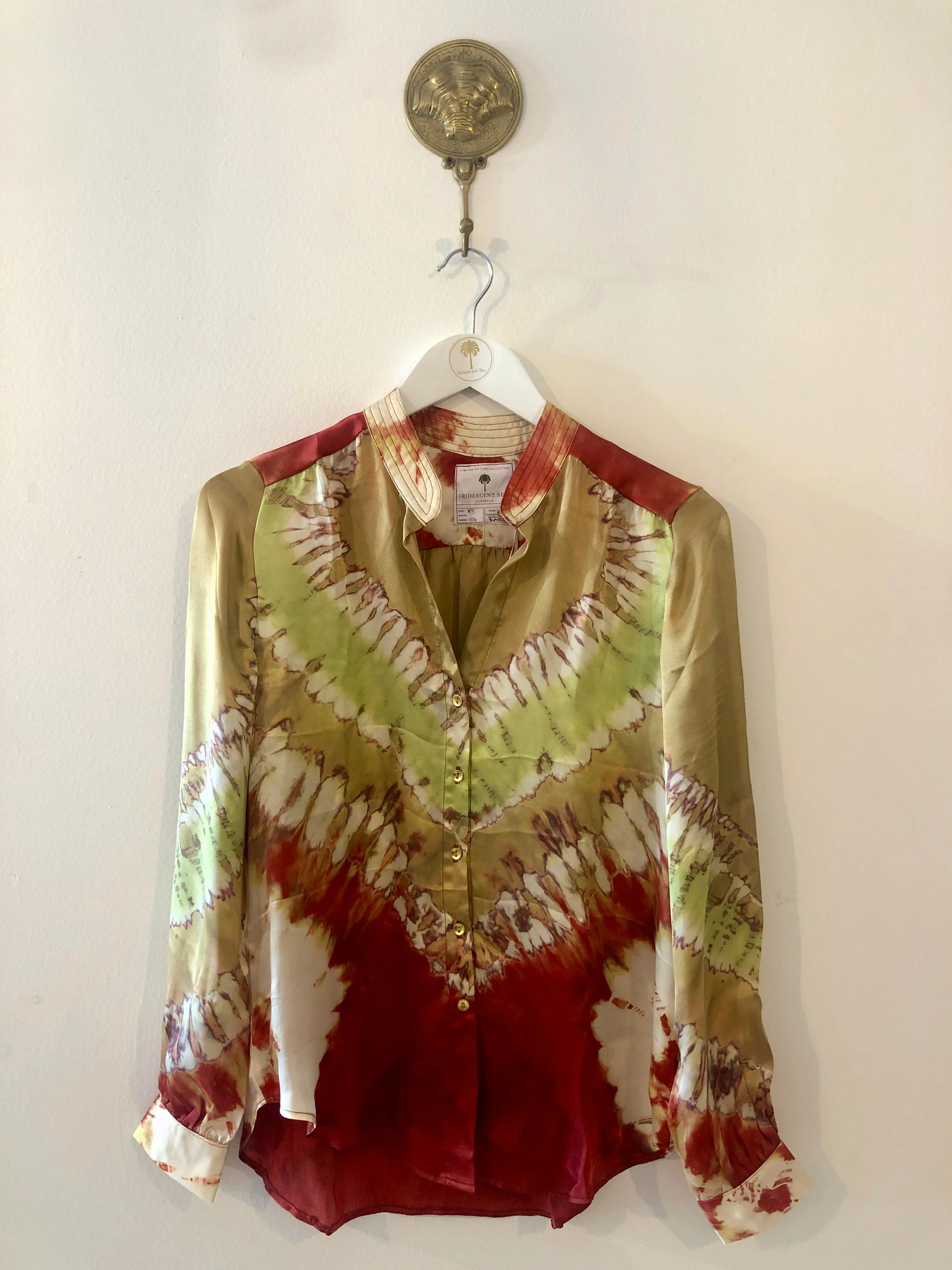 The Havana Silk Blouse in Caballo