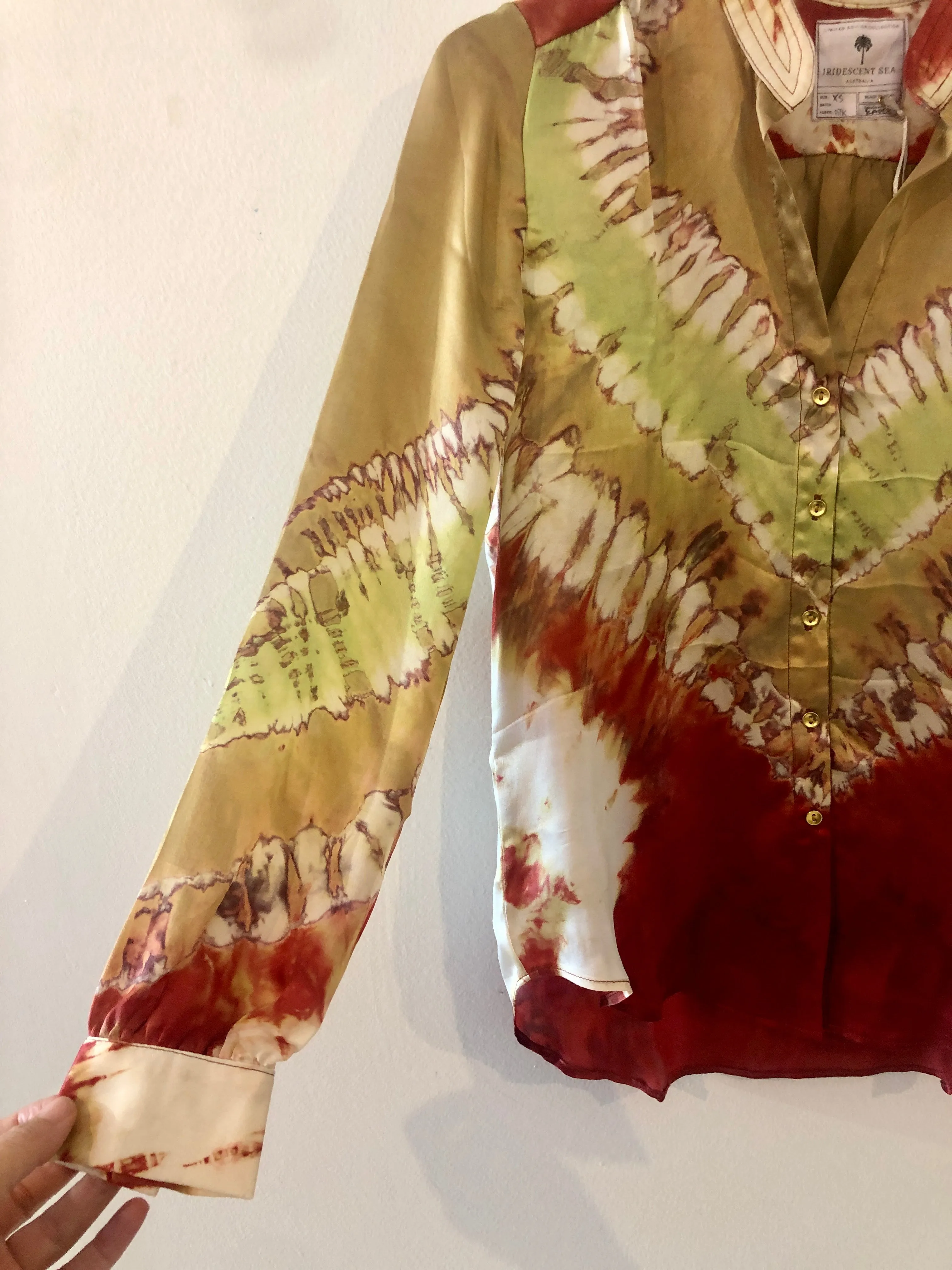 The Havana Silk Blouse in Caballo