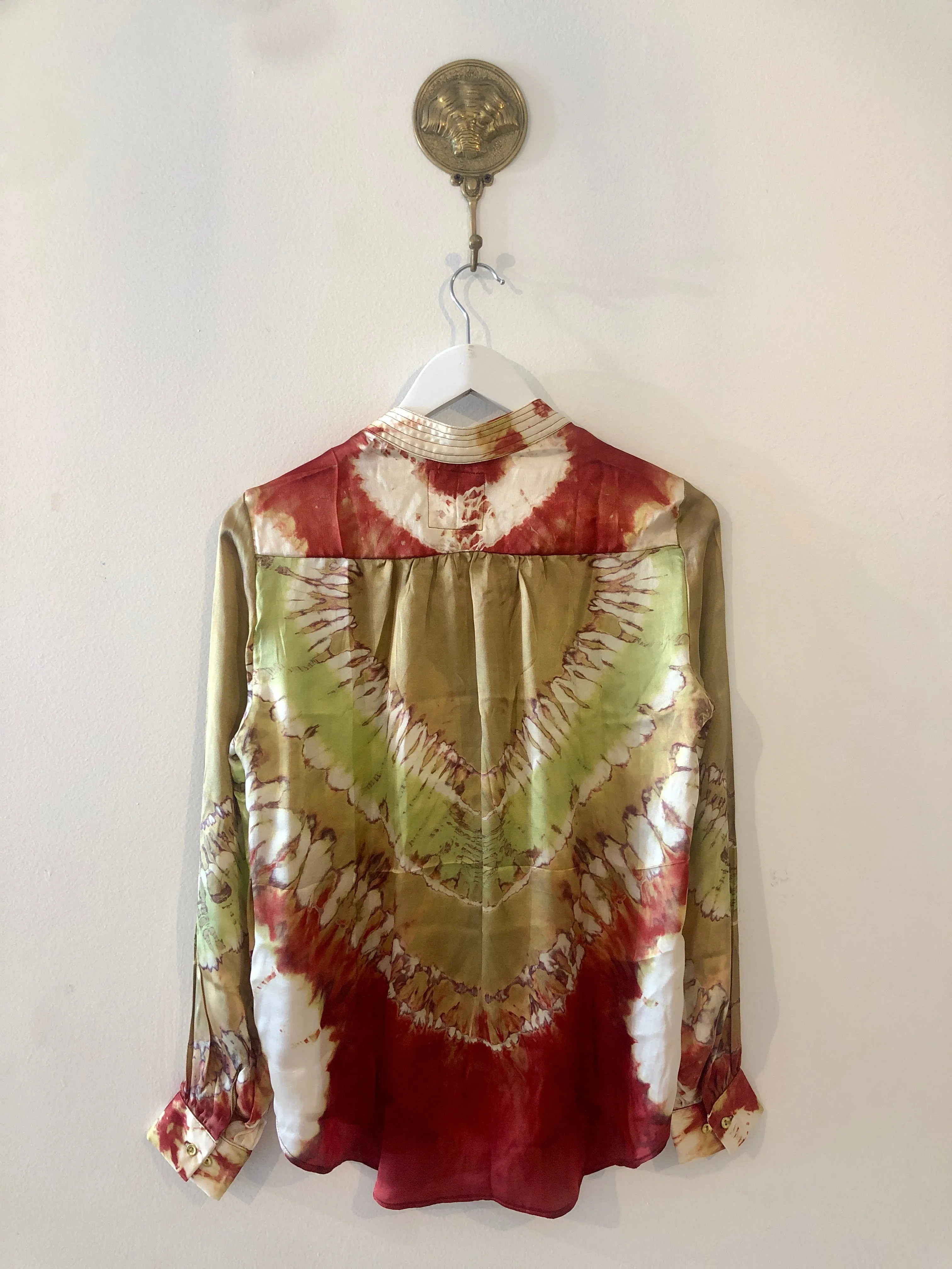 The Havana Silk Blouse in Caballo