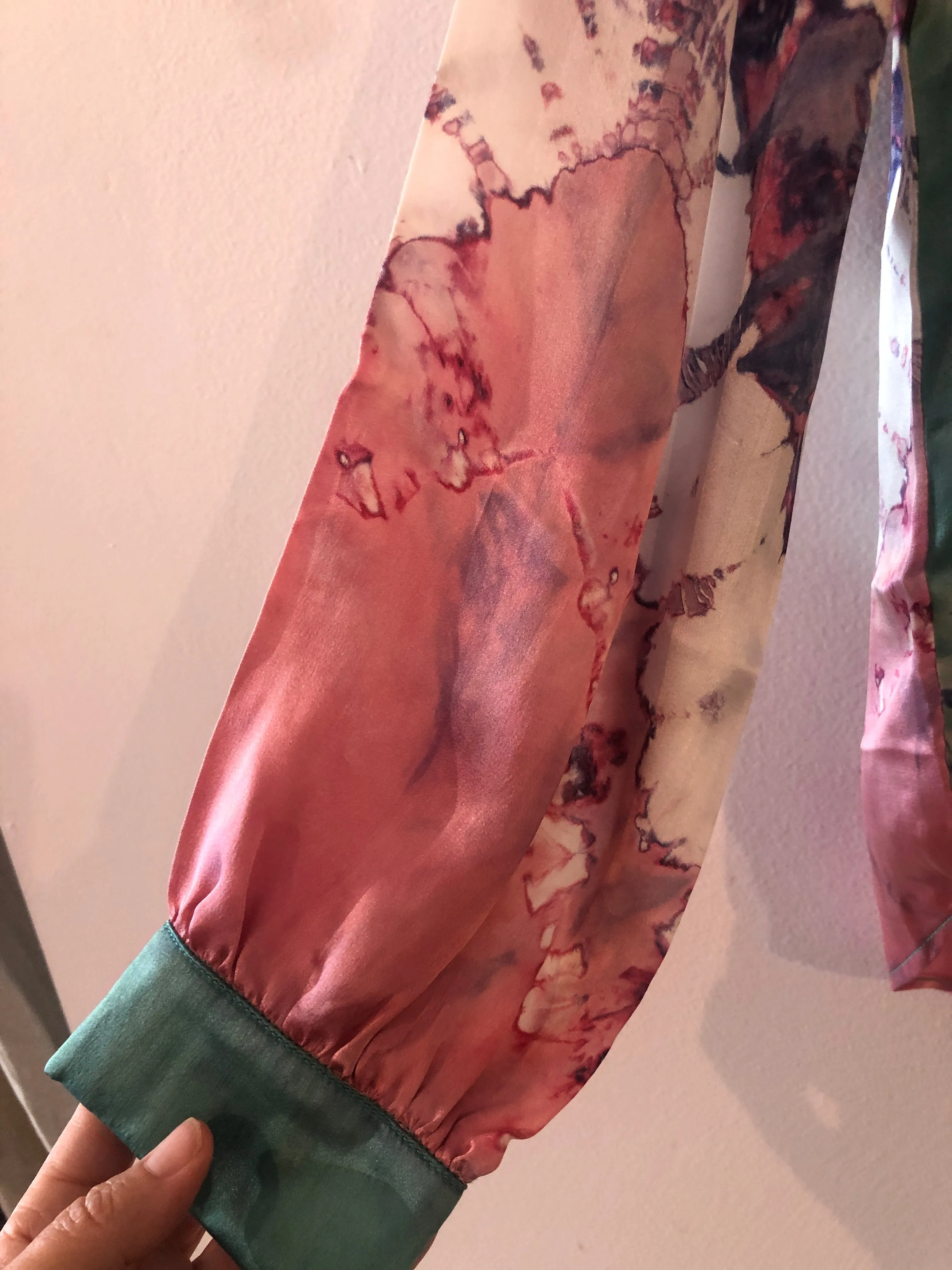 The Havana Silk Blouse in Del Morro