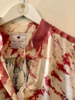 The Havana Silk Blouse in Playa