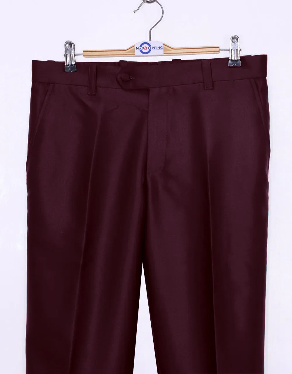 Tonic Suit | Mod Fashion Burgundy Tonic Suit