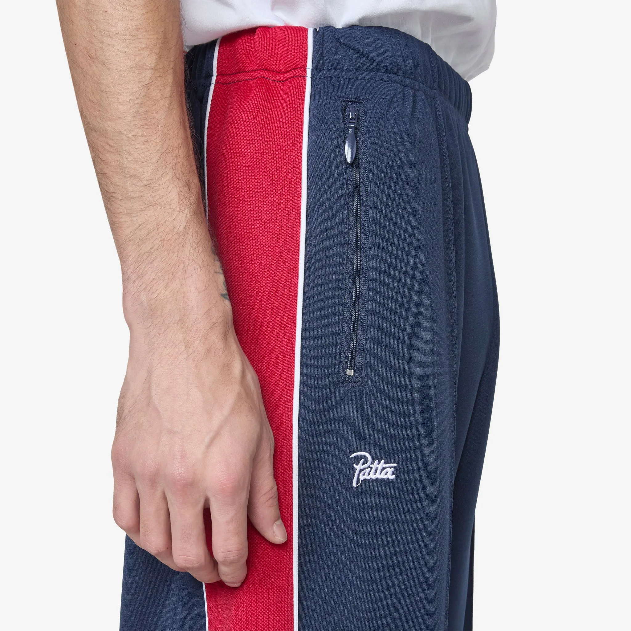 Tricot Straight Track Pants Black Iris
