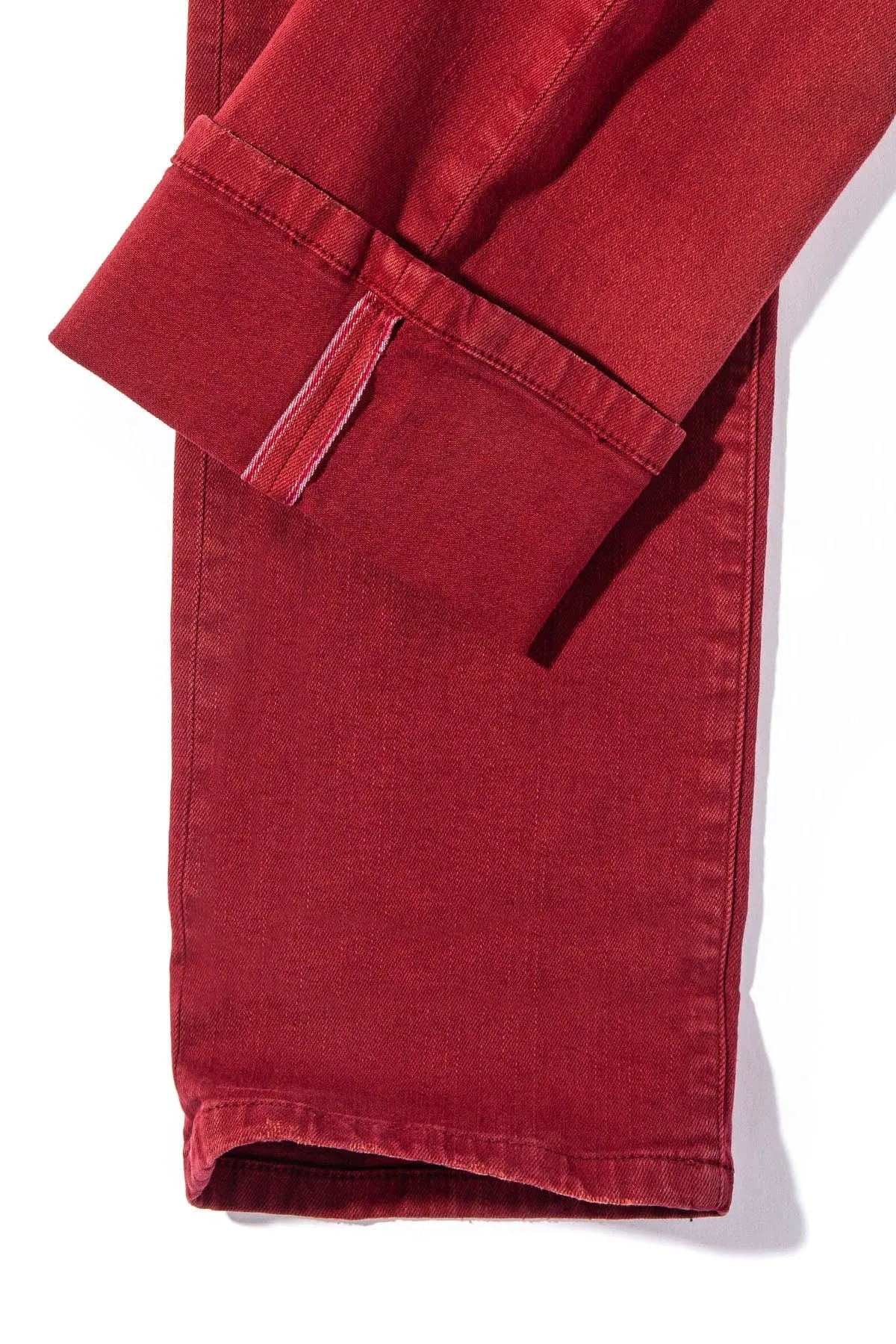 Tucson Selvedge Denim In Cherry