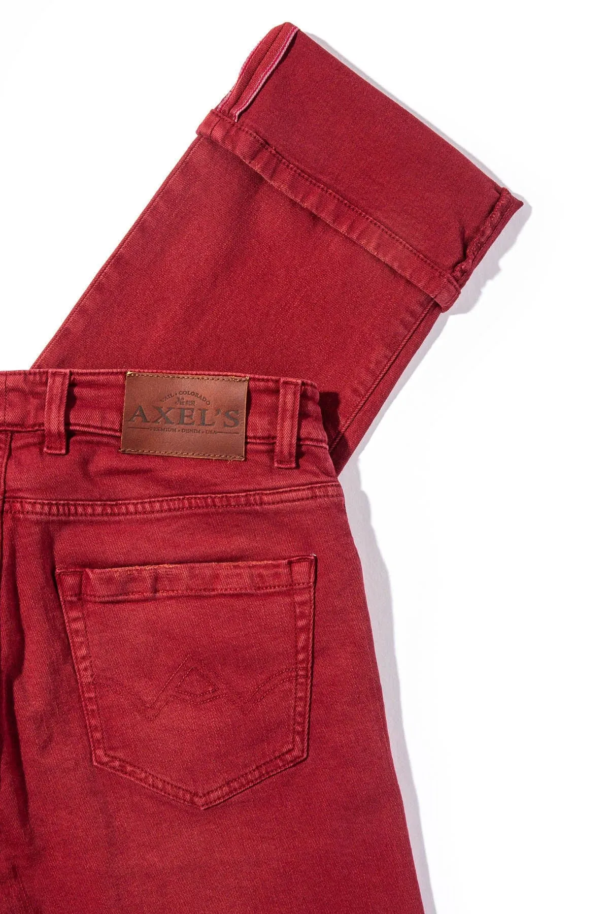 Tucson Selvedge Denim In Cherry