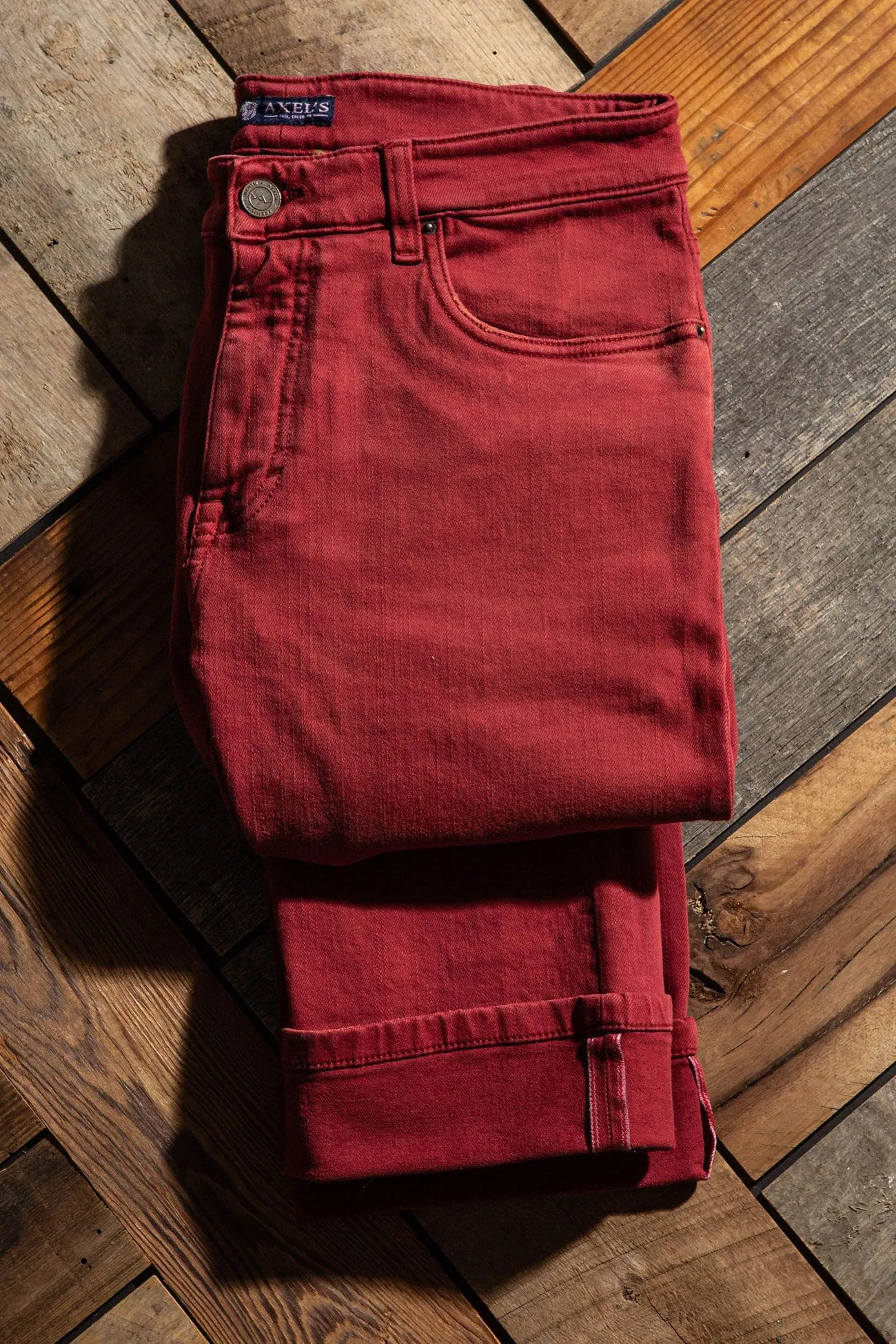 Tucson Selvedge Denim In Cherry