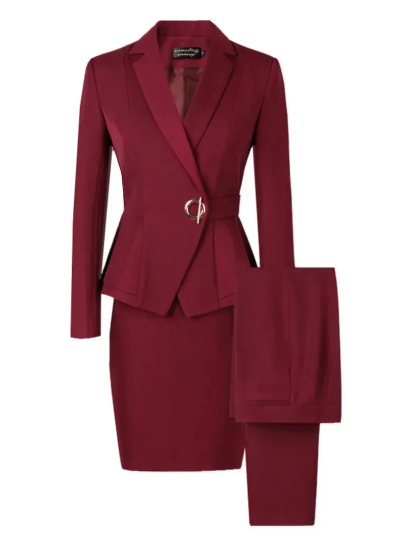 Two Piece - Tailored Jacket & Skirt