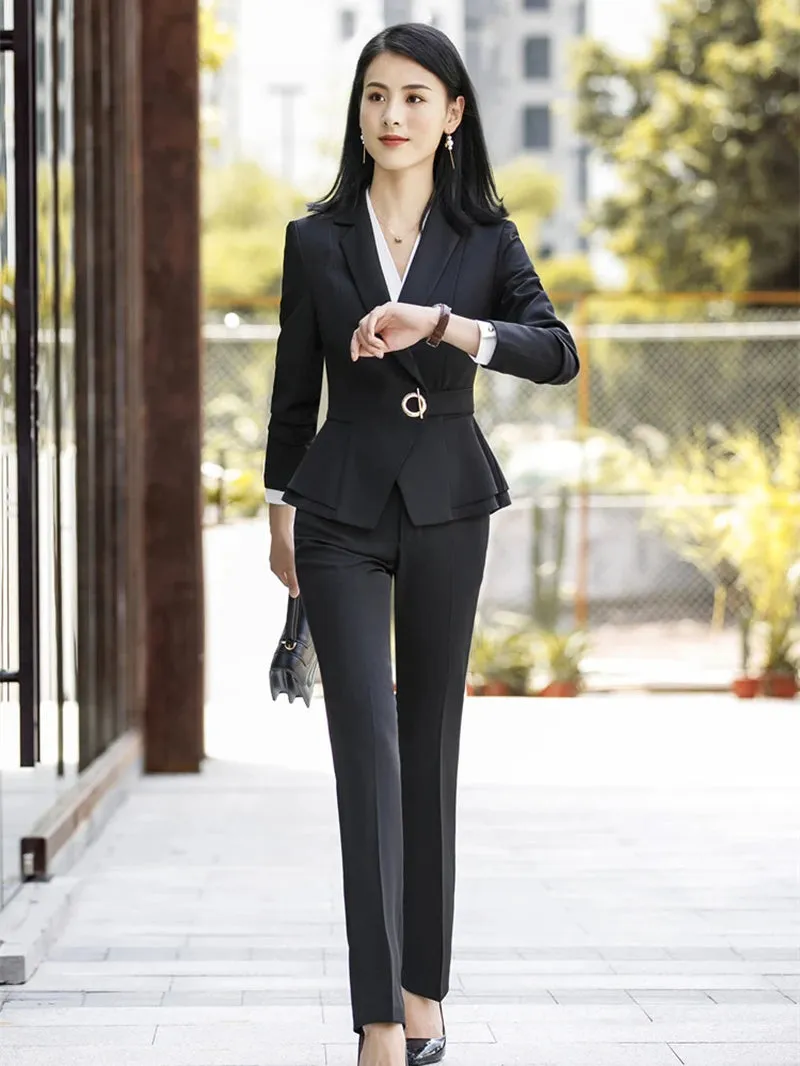 Two Piece - Tailored Jacket & Skirt
