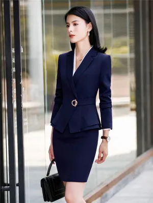 Two Piece - Tailored Jacket & Skirt