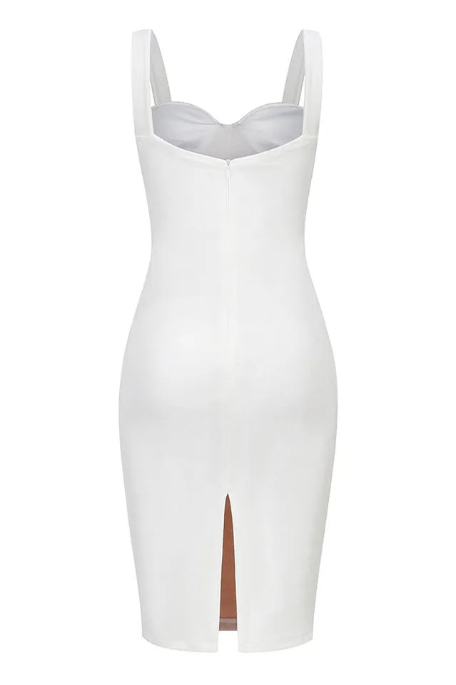 Velvet Soft Net Midi Dress