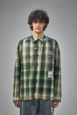 Vintage Like Check L/S Shirt
