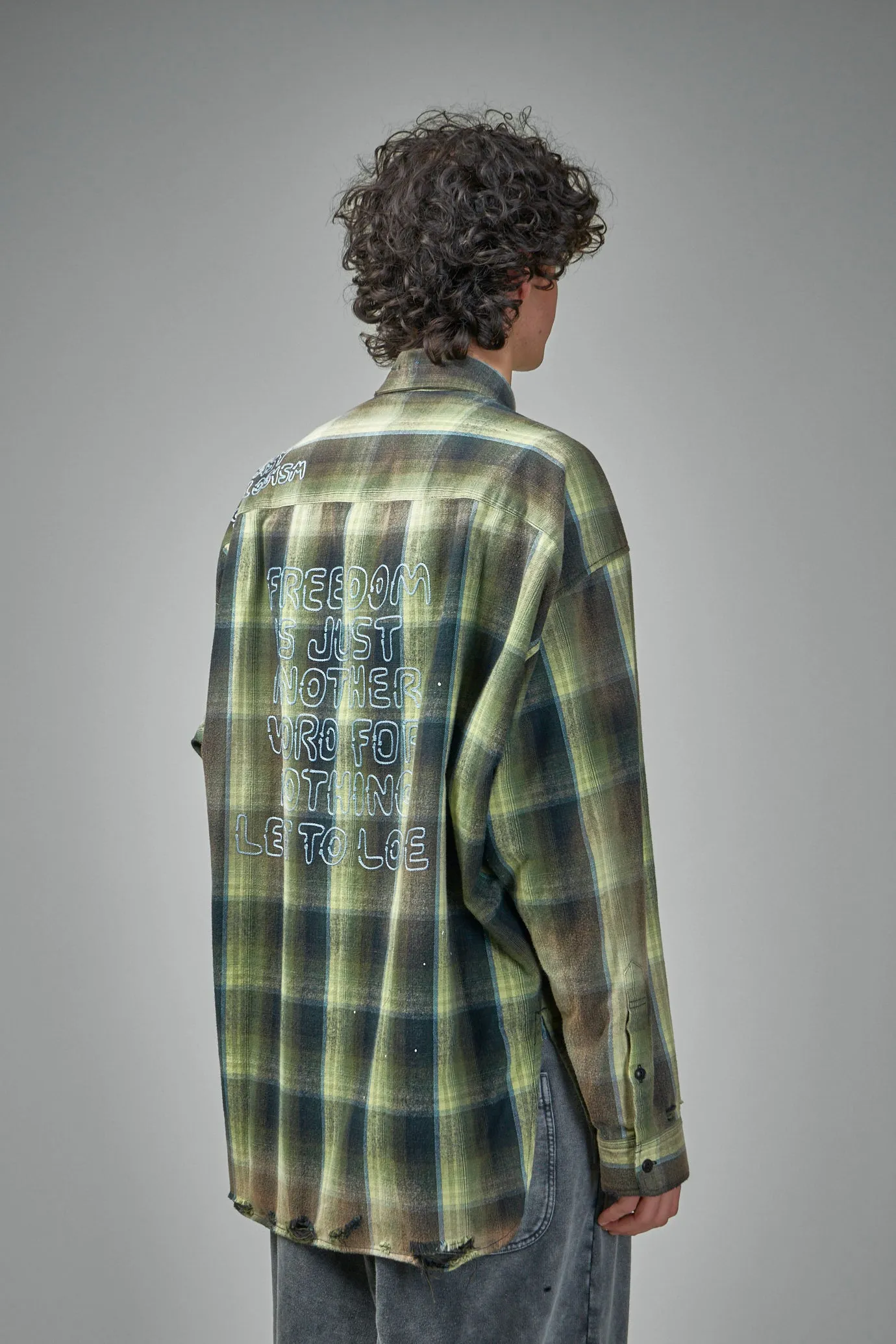 Vintage Like Check L/S Shirt