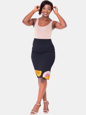 Vivo Swazuri Pencil Skirt - Black