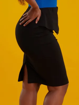 Vivo Zanzi Pencil Skirt - Black