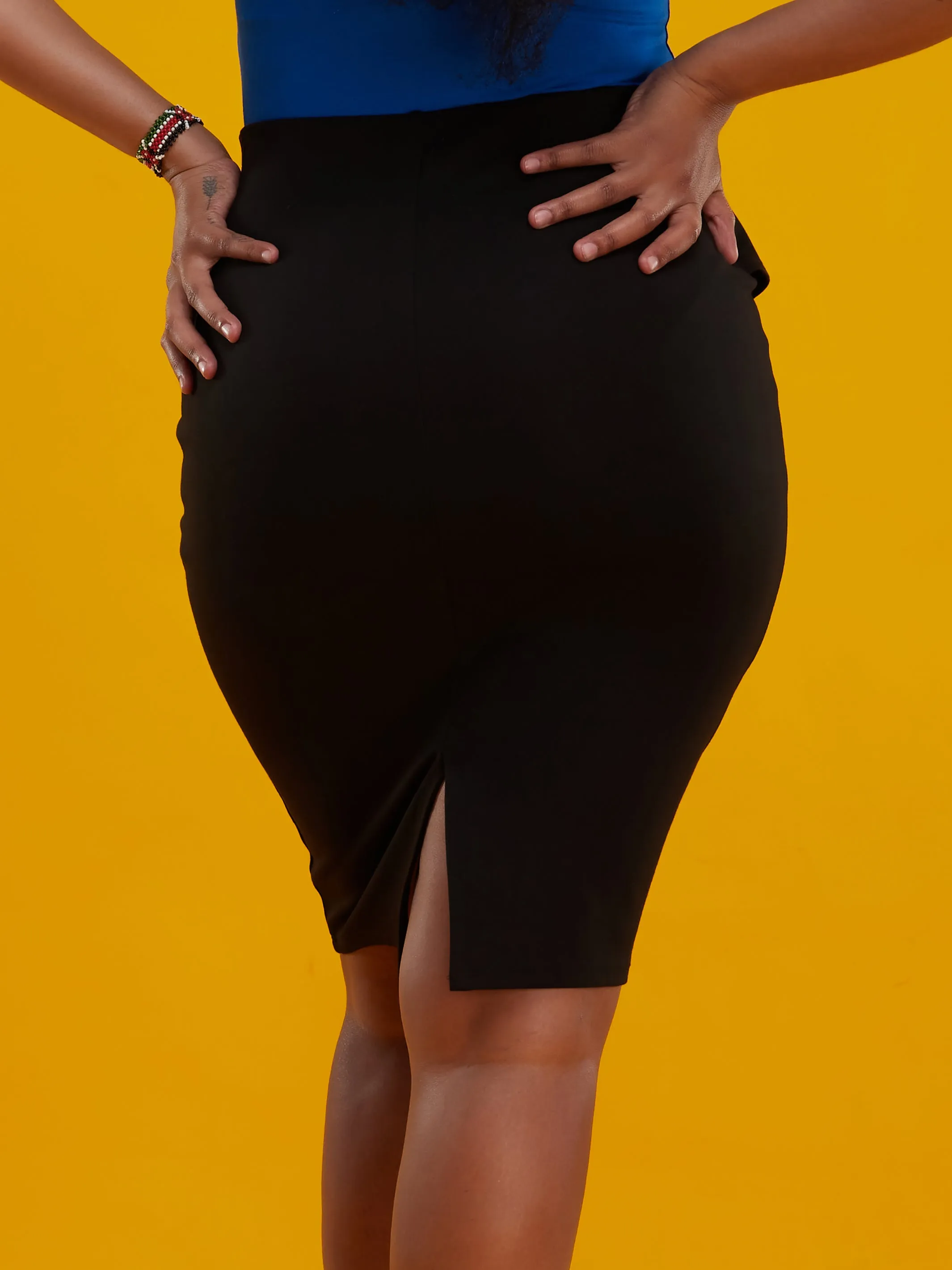 Vivo Zanzi Pencil Skirt - Black