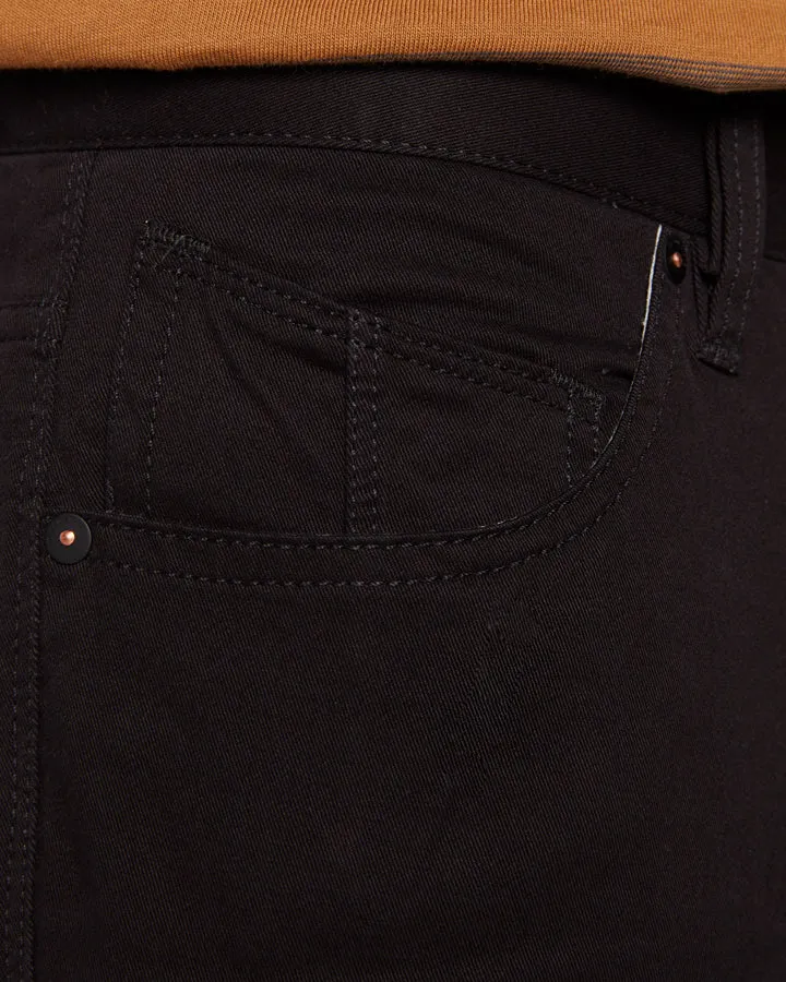 Volcom Solver Lite 5 Pocket Pant - Black (BLK)
