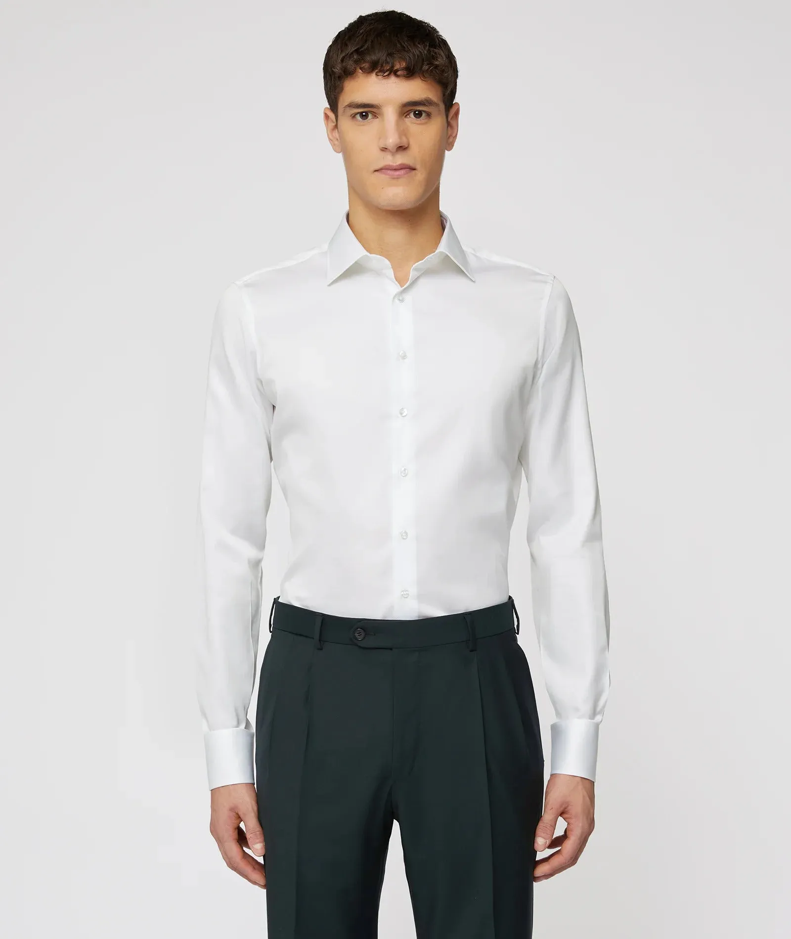 White Satin Shirt