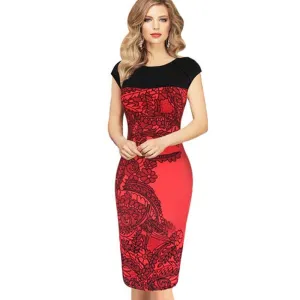 Women Dress Office Bodycon Dress Women Elegant OL Pencil Party Dresses Bandage Vestidos Female Plus Size