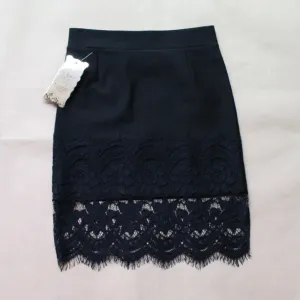 Women Skirt Lace Stretch Office Stretch Black Pencil Skirts KB655
