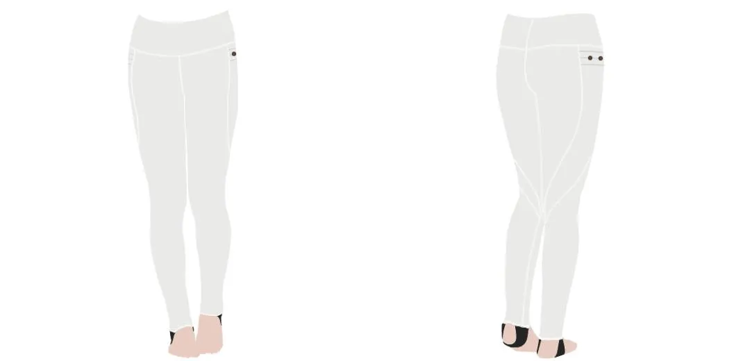 WOMEN&#39;S CUSTOM SNORKEL STIRRUP SWIM LEGGING