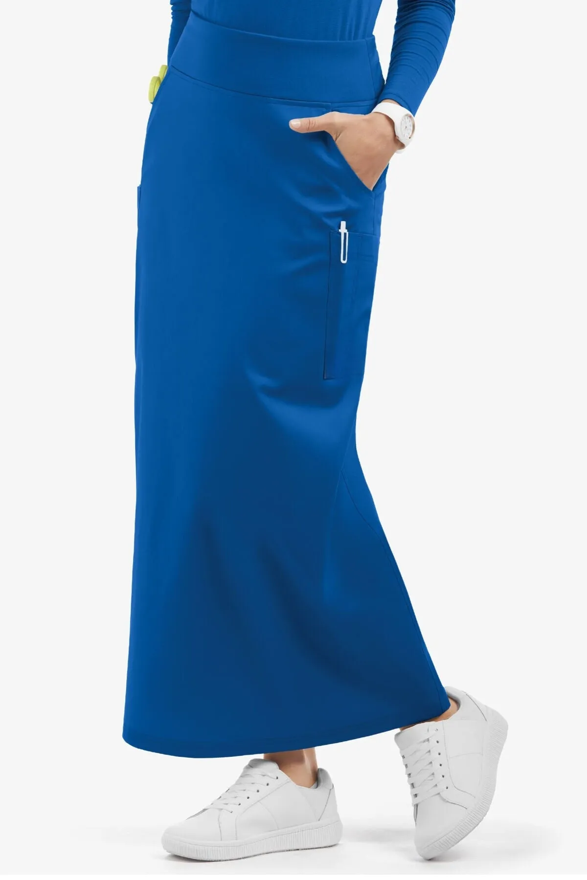 Women's 3-Pocket Ankle Length Scrub Skirt