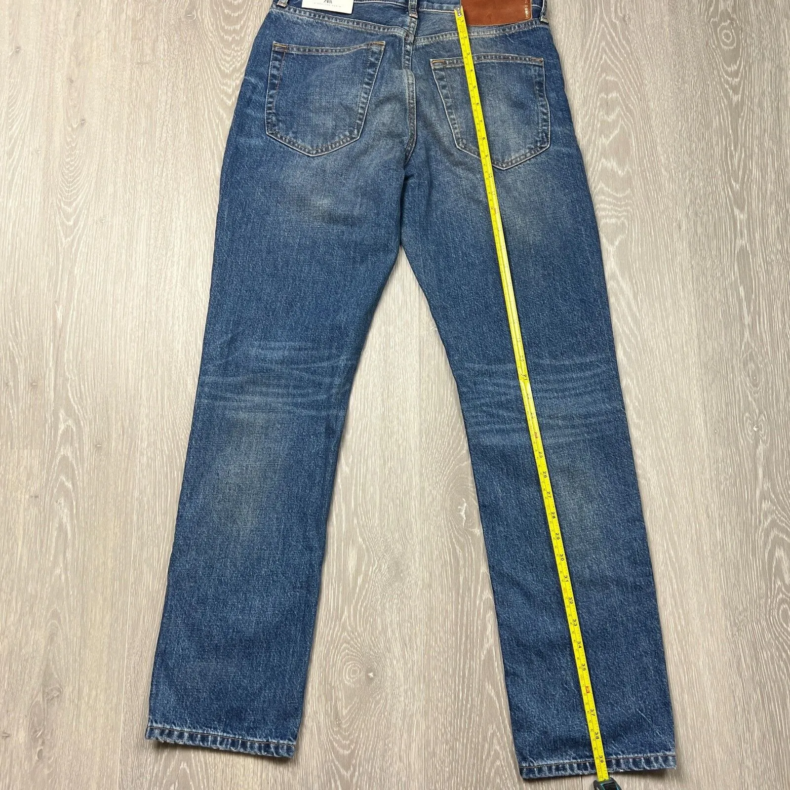 ZARA Womens The Truth Slim Jeans Indigo Blue Size 6 (New)