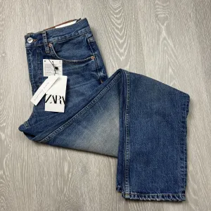 ZARA Womens The Truth Slim Jeans Indigo Blue Size 6 (New)