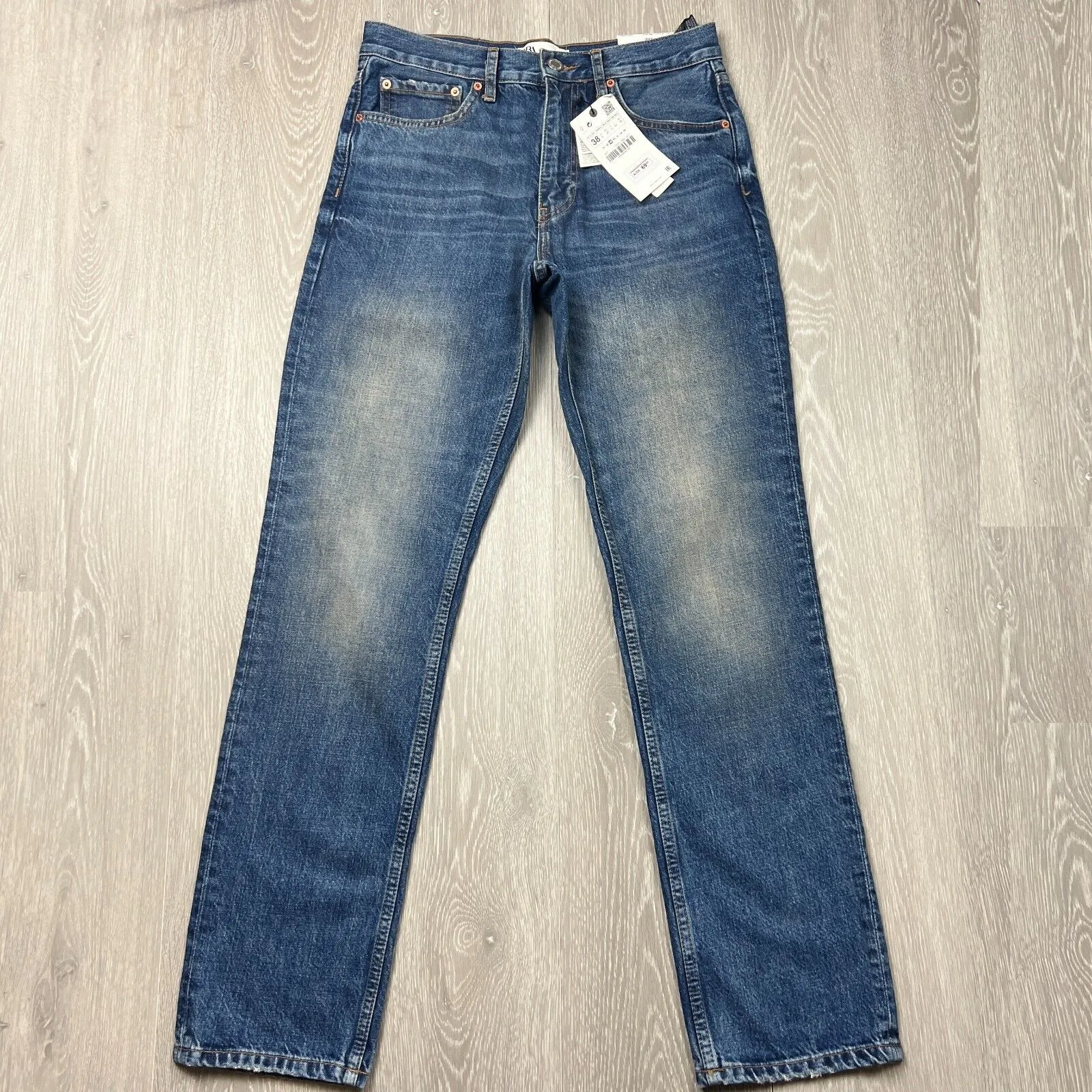 ZARA Womens The Truth Slim Jeans Indigo Blue Size 6 (New)
